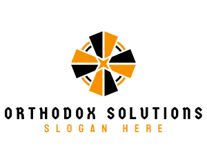 Religious Cross Medal logo design