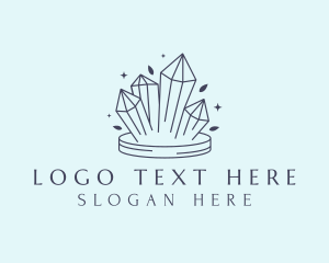 Elegant Crystals Gem logo