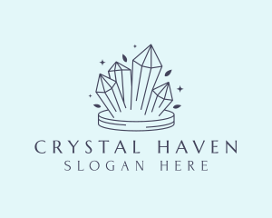 Elegant Crystals Gem logo