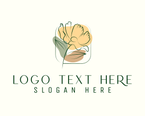 Watercolor Flower Boutique Logo