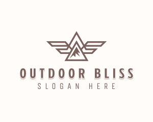 Mountain Peak Wings logo design