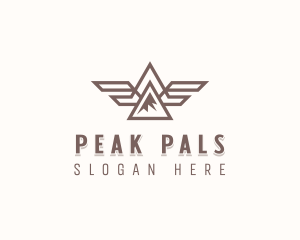 Mountain Peak Wings logo design