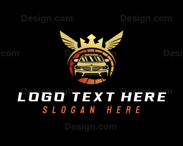 Luxury Auto Wings Logo