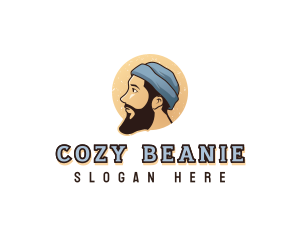 Beard Beanie Man logo