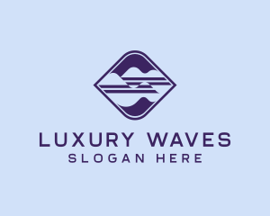 Professional Wave Tech Business logo design