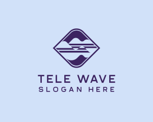 Professional Wave Tech Business logo design