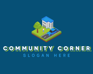 Suburban Neighborhood Home logo