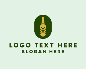 Organic Alcohol Bottle  logo