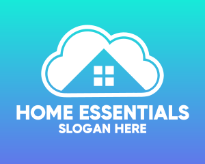 Home Cloud  logo design