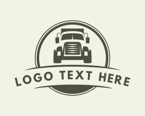 Truck Vehicle Logistics Delivery logo