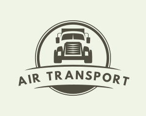 Truck Vehicle Logistics Delivery logo design