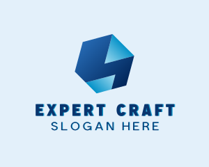 Hexagon Expert Technology logo design