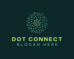 Abstract Motion Dots logo design