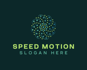 Abstract Motion Dots logo