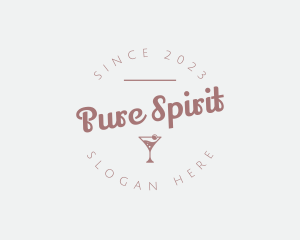 Champagne Drink Bar logo design