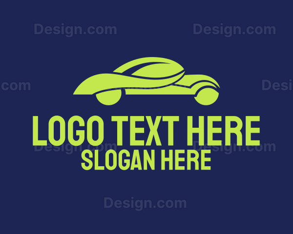 Fancy Green Car Logo