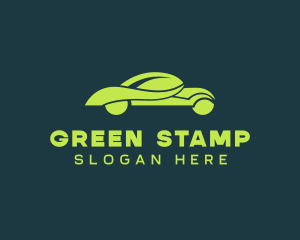 Fancy Green Car logo design