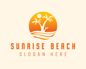 Orange Palm Beach logo design