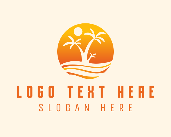 Coconut Tree logo example 4