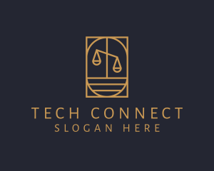Lawyer Justice Scale  logo