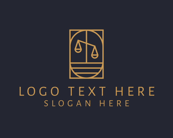 Lawyer Justice Scale  logo