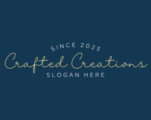 Cosmetics Cursive Business logo design