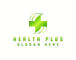 Organic Health Cross logo design