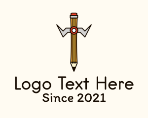 Writing Pencil Sword logo