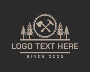 Forest Lumberjack Woodwork logo