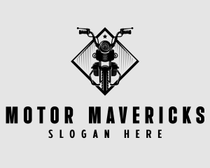 Motorbike Motorcycle Rider logo design