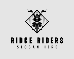 Motorbike Motorcycle Rider logo design