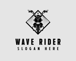 Motorbike Motorcycle Rider logo design