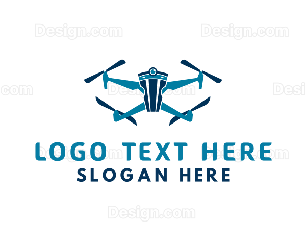 Drone Aerial Photography Logo