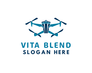 Drone Aerial Photography Logo