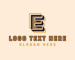 Fashion - Upscale Geometric Brand Letter E logo design