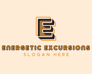 Upscale Geometric Brand Letter E logo design