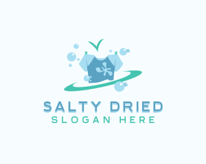 Shirt Laundry Wash logo design