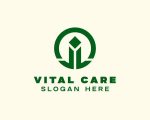 Simple Generic Pillar  Logo