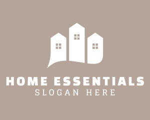 Quirky Subdivision Homes logo design