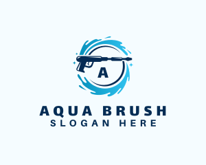 Cleaner Sanitation Wash logo design