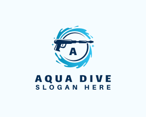 Cleaner Sanitation Wash logo design