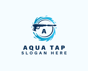 Cleaner Sanitation Wash logo design