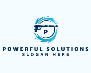 Cleaner Sanitation Wash logo design