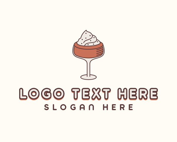 Pudding logo example 4