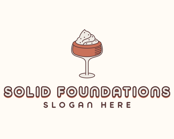 Pudding logo example 4