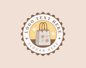 Cute Flower Tote Bag logo