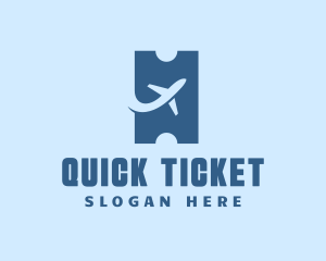 Plane Airline Ticket logo