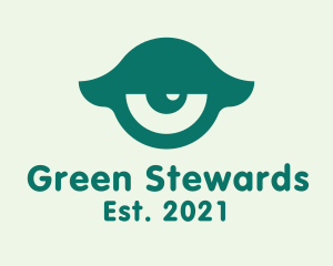 Green Sleepy Eye  logo design