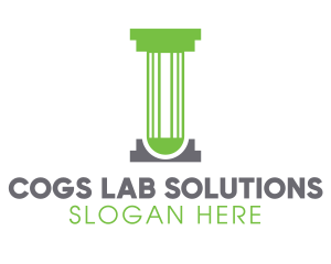 Science Lab Pillar logo design