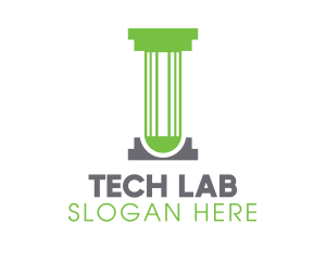 Science Lab Pillar logo design